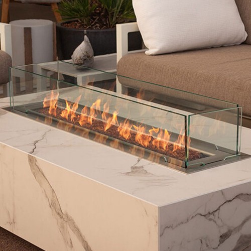 Semineu cu bioetanol pentru exterior Planika, CABO TABLE